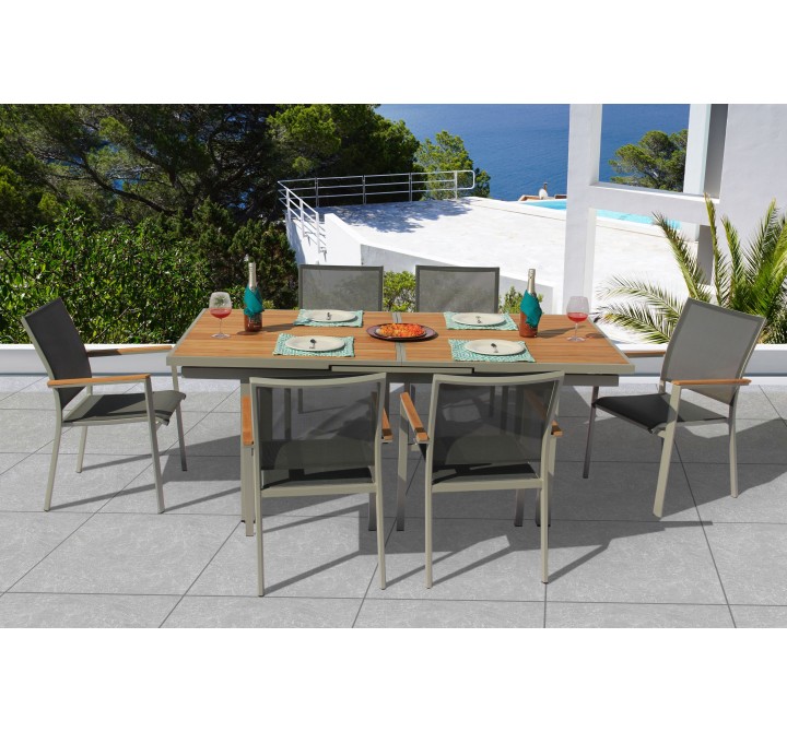 Bellini Home and Garden Essence 7 Pc Dining Set - Lifestyle