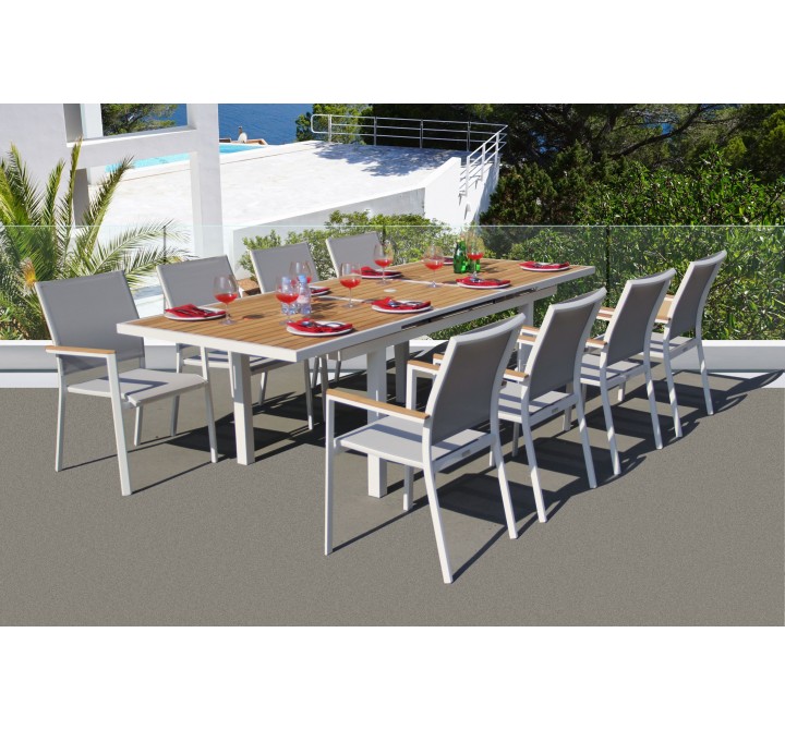 Bellini Home and Garden Essence 9 Pc Dining Set - Lifestyle