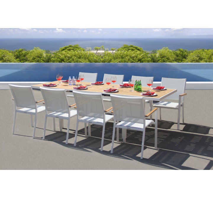 Bellini Home and Garden Essence 9pc Dining Set - Lifestyle