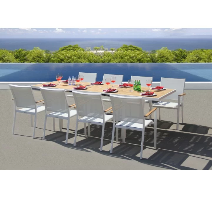 Bellini Home and Garden Essence 9pc Dining Set - Lifestyle