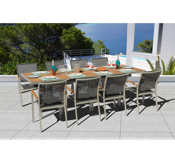 Bellini Home and Garden Essence 9 Pc Dining Set - Lifestyle