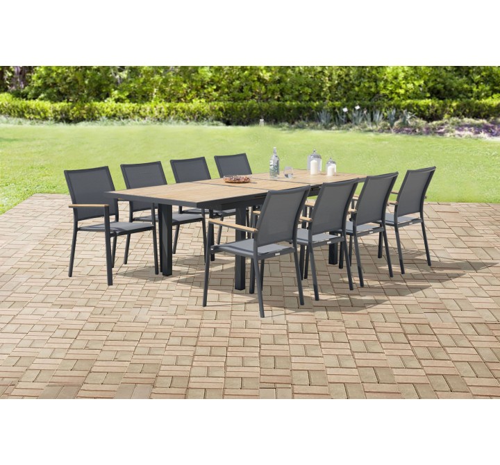 Bellini Home and Garden Essence 9pc Dining Set - Lifestyle