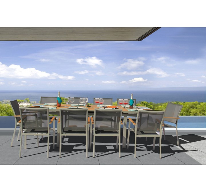 Bellini Home and Garden Essence 11 Pc Dining Set - Lifestyle