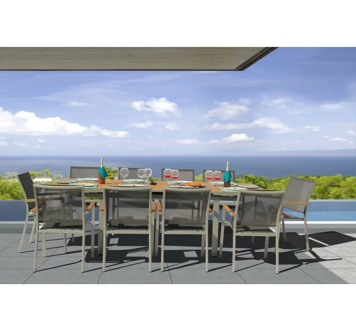 Bellini Home and Garden Essence 11 Pc Dining Set - Lifestyle