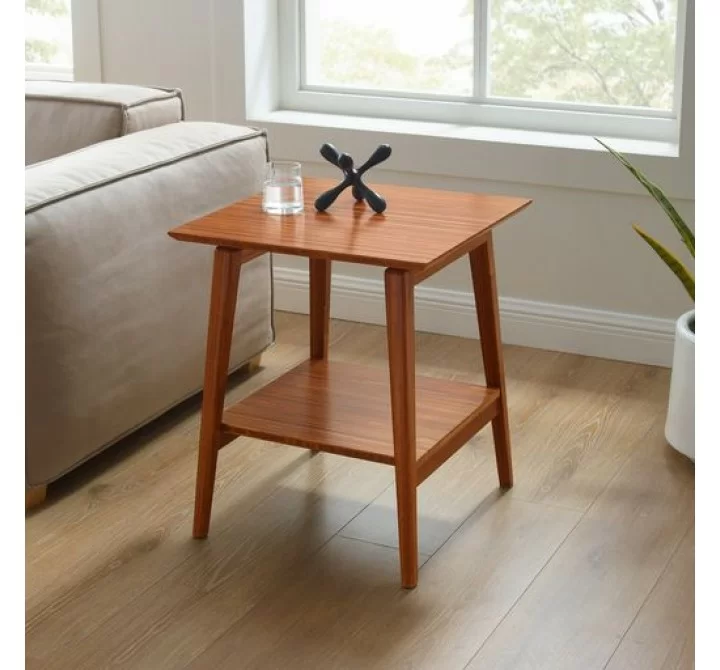 Greenington Antares End Table, Amber - Lifestyle