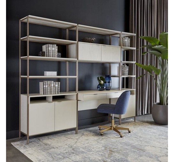 Sunpan Kenna Office Chair Belfast Navy - Lifestyle