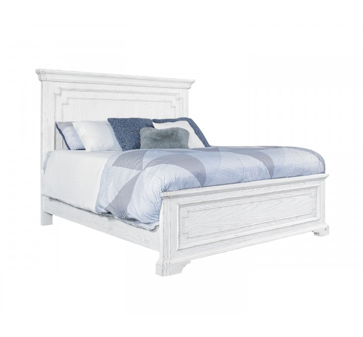 Alpine Furniture Clara Queen Panel Bed - Angled