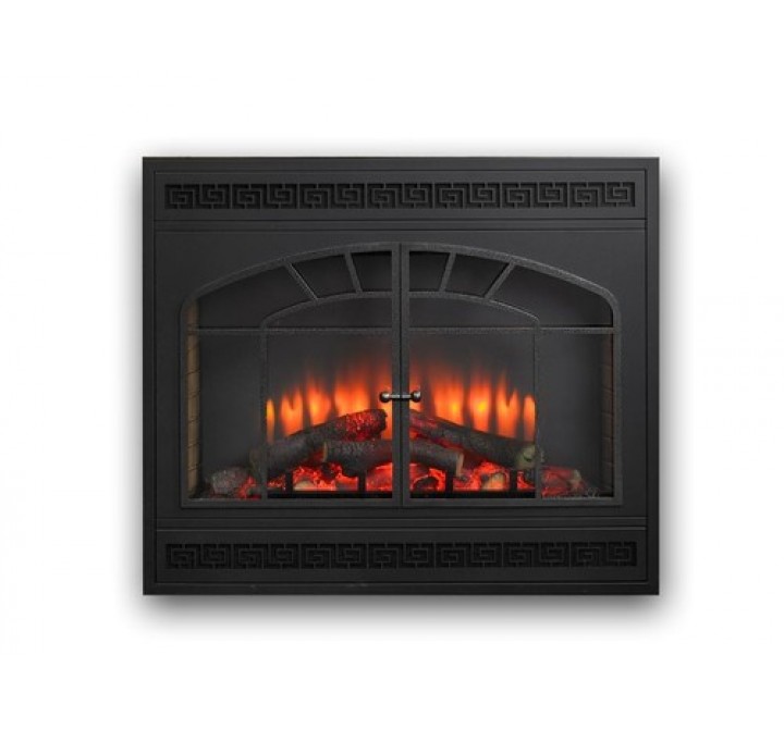 Outdoor Greatroom Company Full Arch Front for GBI Electric Fireplace - Angle