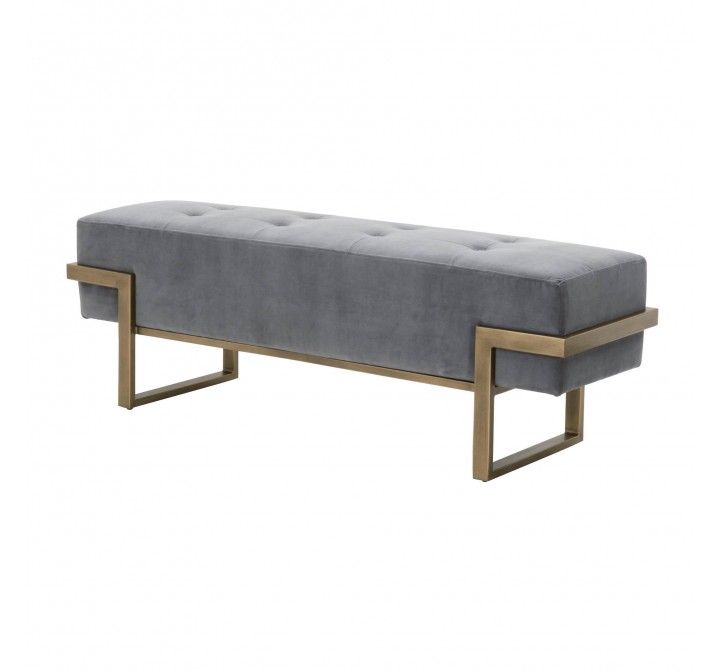 Essentials For Living Fiona Upholstered Bench - Front Side Angle