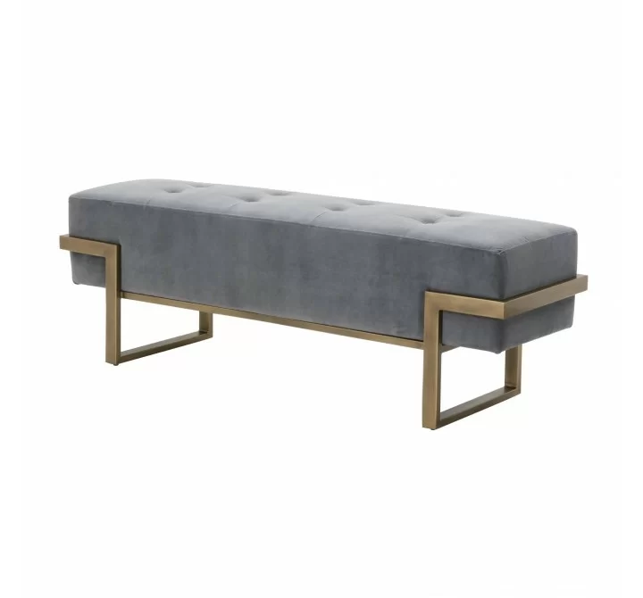 Essentials For Living Fiona Upholstered Bench - Front Side Angle
