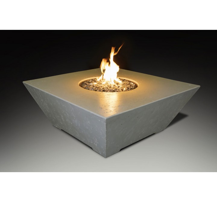 Grand Canyon Square Fire Table in Bone