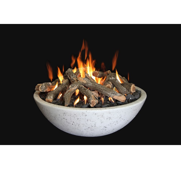 Grand Canyon 39" x 13" / 48" x 16" Fire Bowl - White