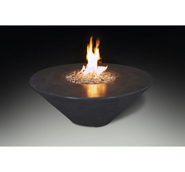 Grand Canyon Round Fire Table in Black