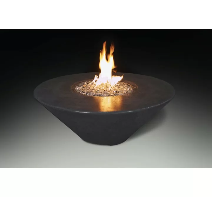 Grand Canyon Round Fire Table in Black