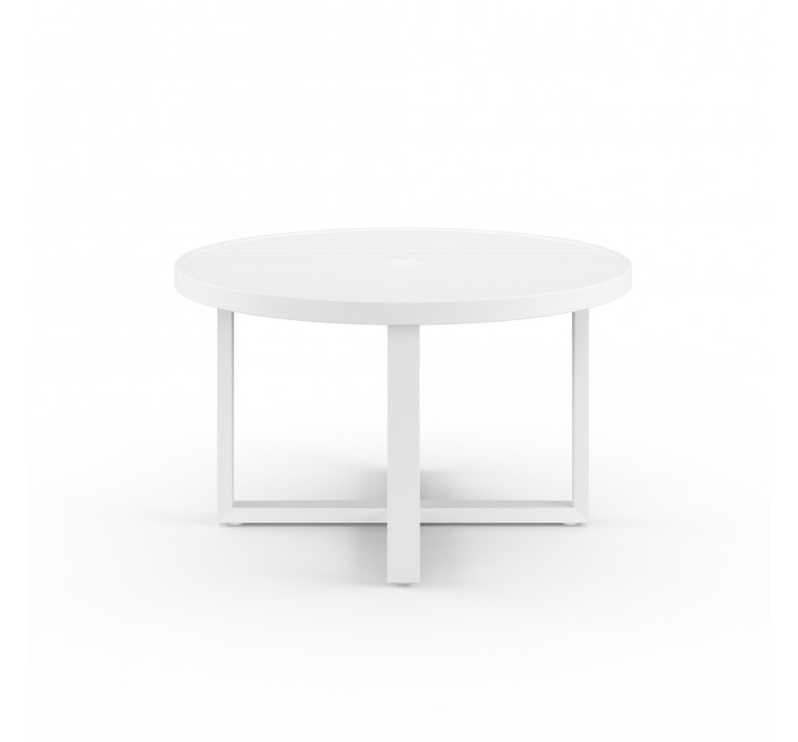 Sunset West Newport 50'' Round Dining Table - Front Angle