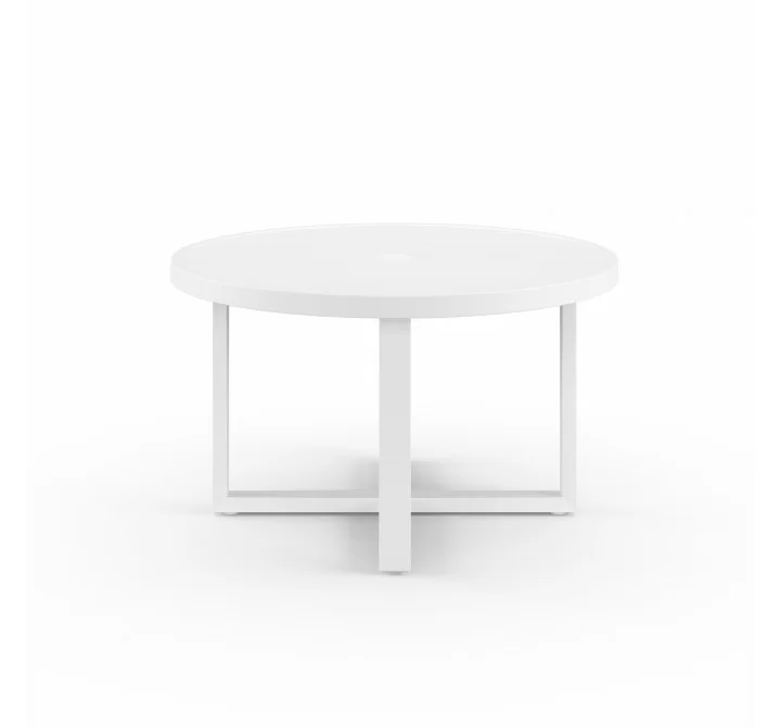 Sunset West Newport 50'' Round Dining Table - Front Angle