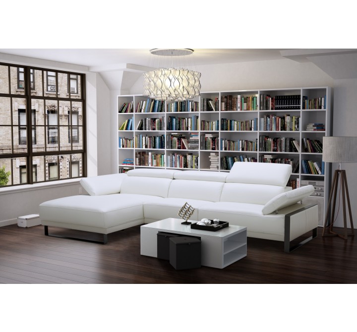J&M Furniture Fleurier Leather Sectional