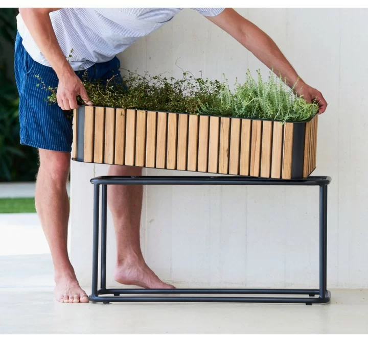 Cane-Line Combine Planter, Rectangular, Incl. Base