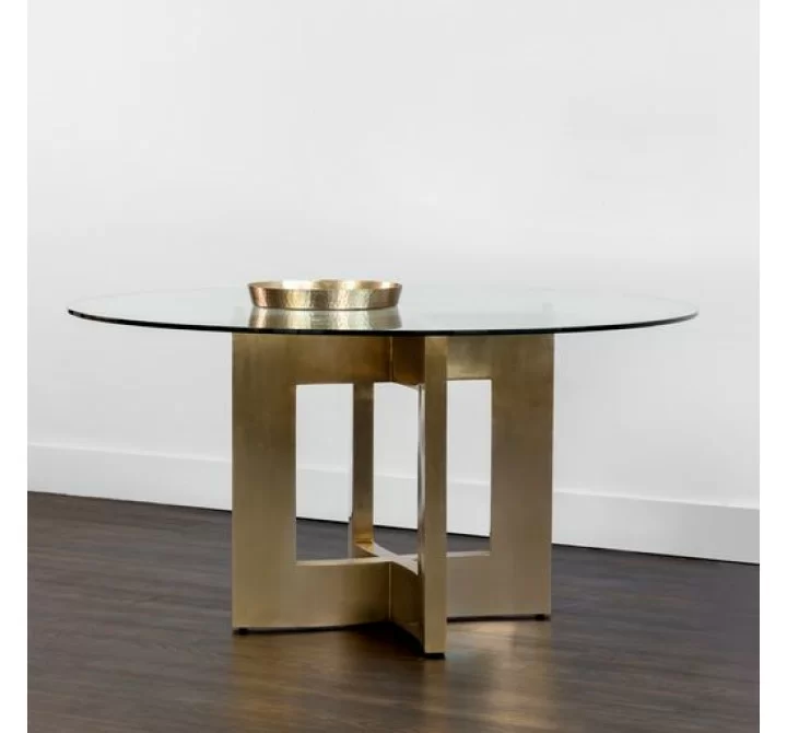 Sunpan Lianne Dining Table Base - Lifestyle
