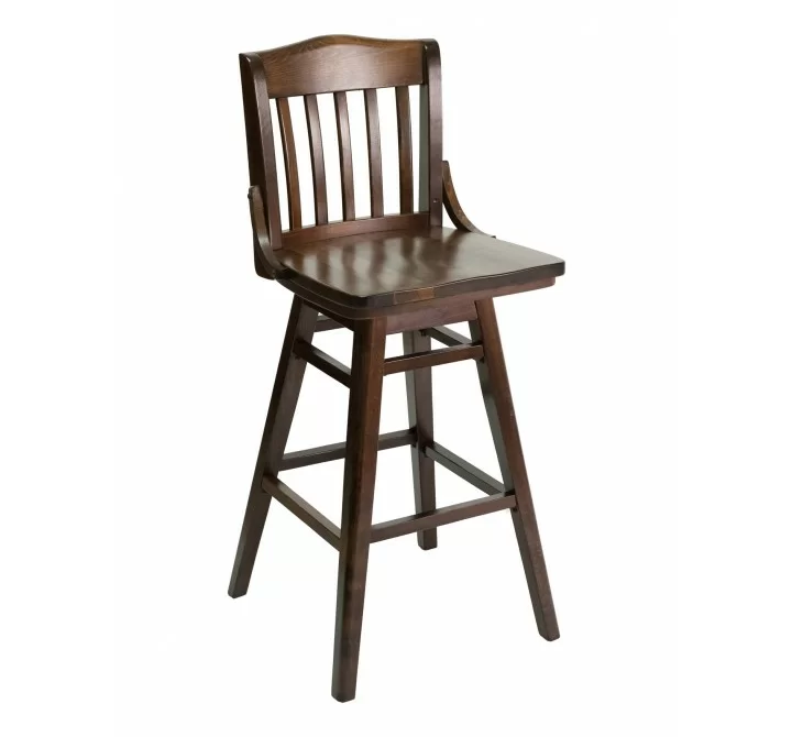 European 43" Beech Wood Barstool - FLS-02B SW