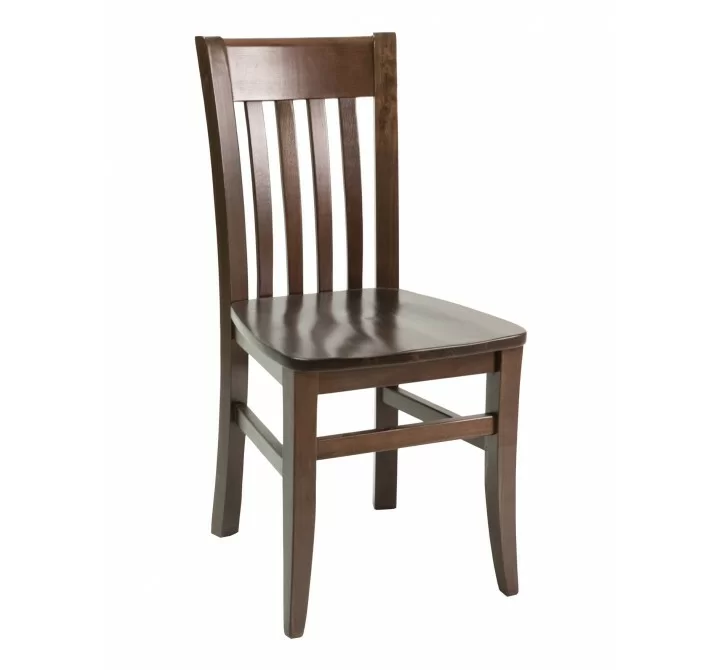European Beechwood Wood Dining Chair - FLS-03S - Front