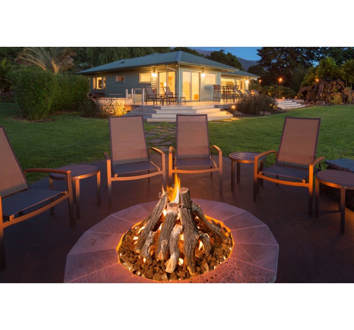 Grand Canyon Round Flat Stack - Logs Not Included - Lifestyle