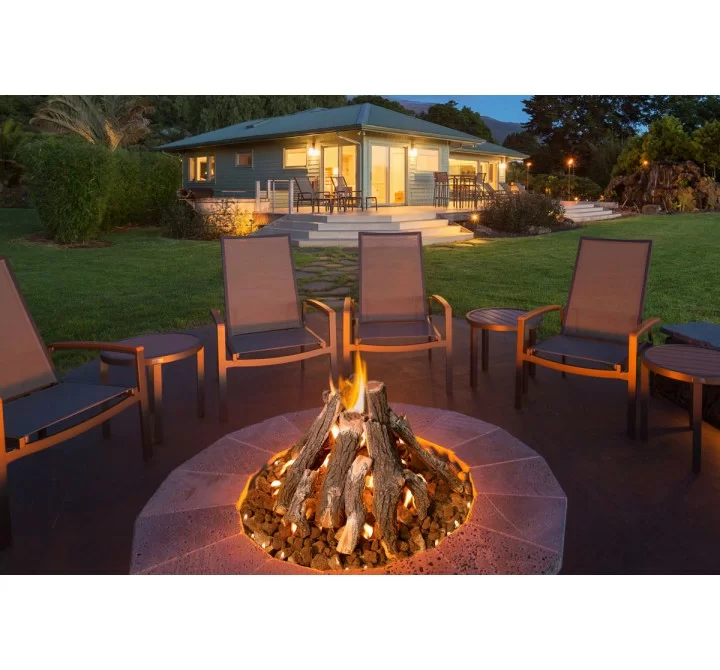 Grand Canyon Round Flat Stack - Logs Not Included - Lifestyle