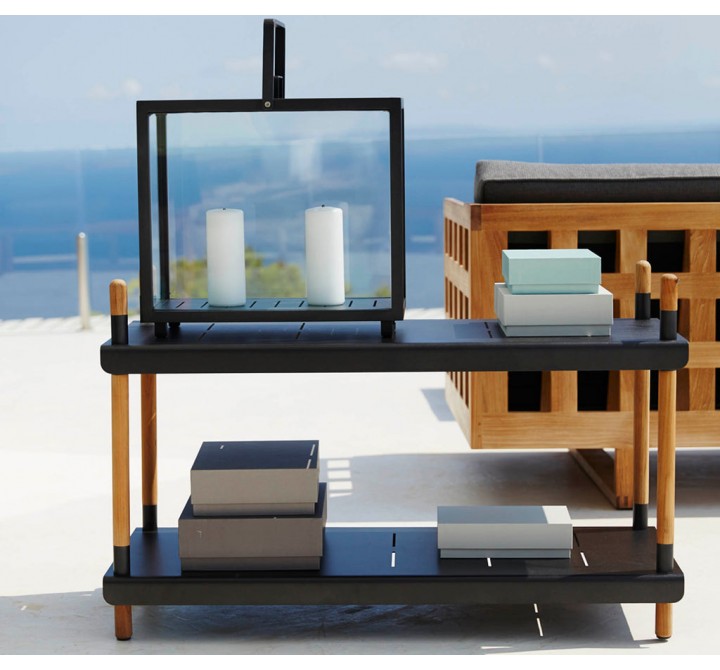Cane-Line Frame Shelving System, Low 
