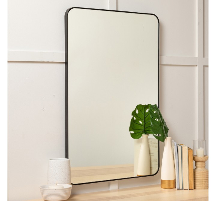 Franco Black Metal Mirror - Lifestyle