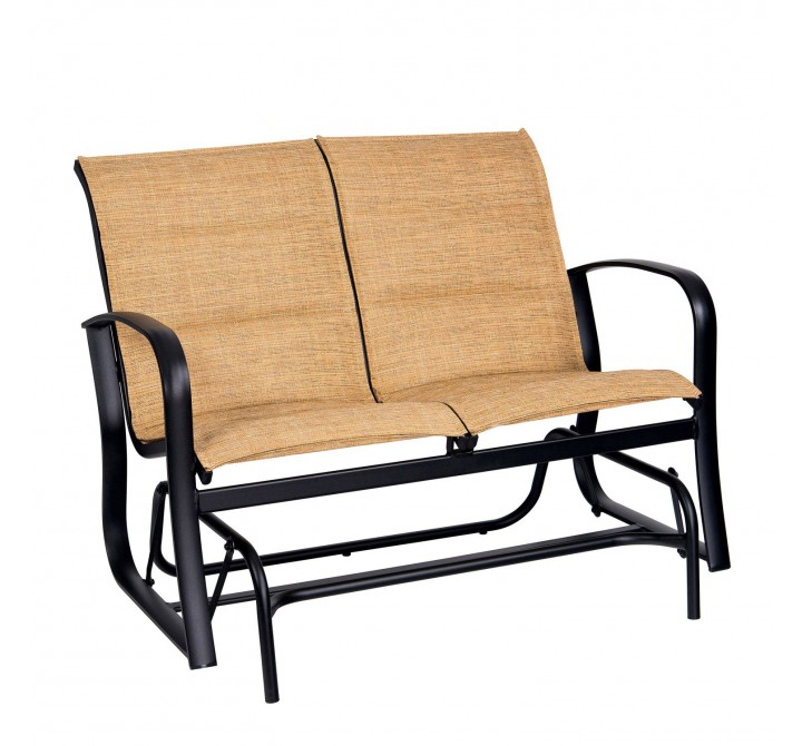 Woodard Fremont Padded Sling Gliding Love Seat