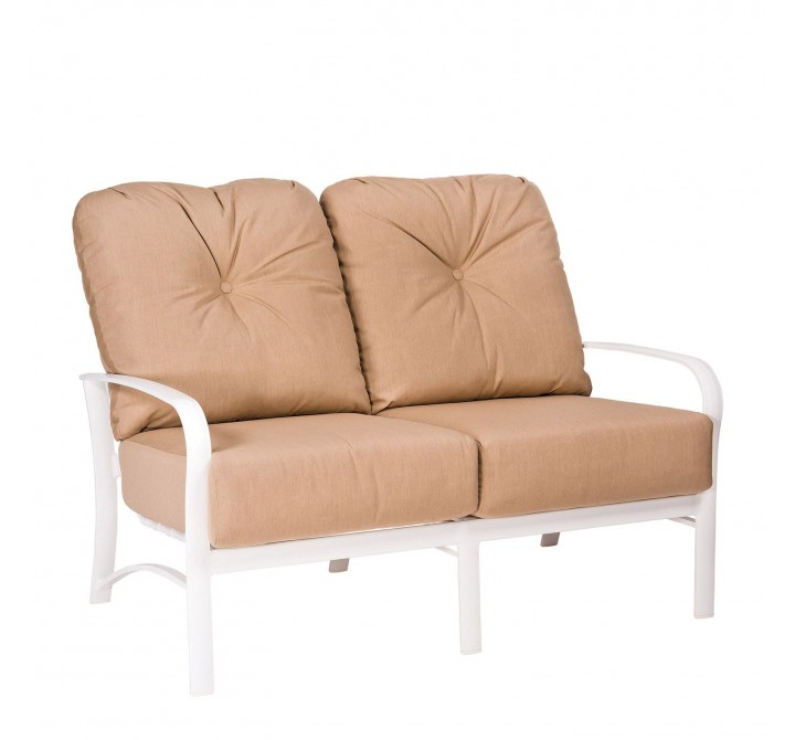 Woodard Fremont Cushion Love Seat - Angled