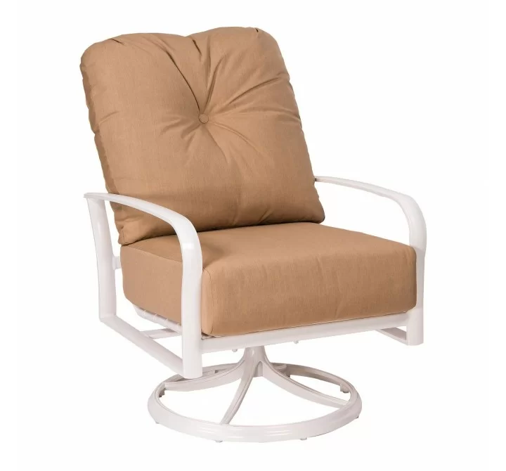 Woodard Fremont Cushion Swivel Rocking Lounge Chair - Angled