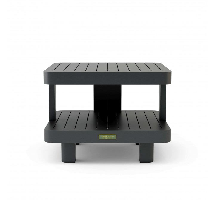 Anderson Teak Granada Aluminum Side Table Front