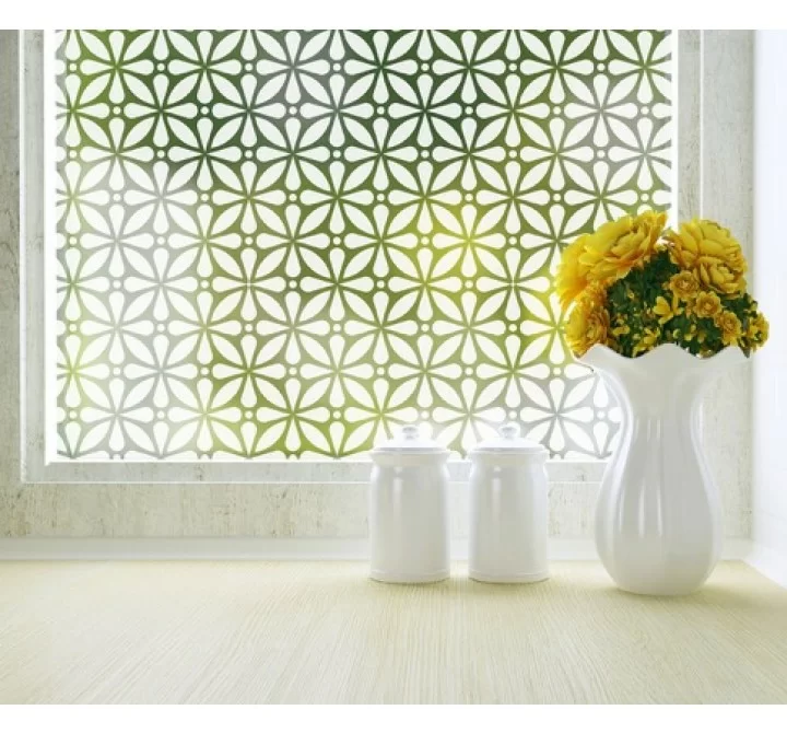 Odhams Press Geo Flora Privacy Adhesive Window Film