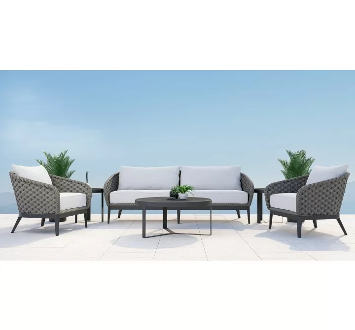 Marbella Sofa in Echo Ash, No Welt - Lifestyle