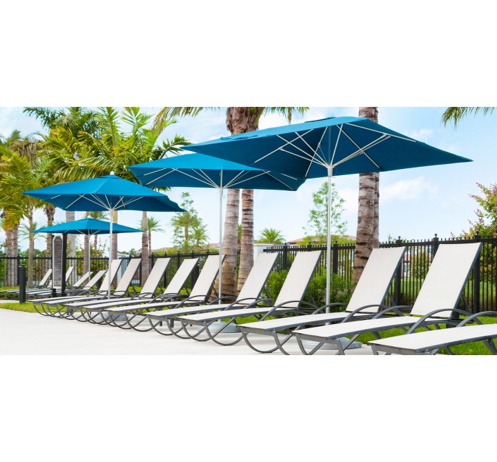 Source Furniture Rio Square Single Vented Umbrella