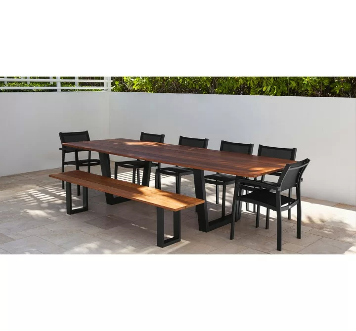 Source Furniture Contemporary U Style Dining Table Base Set View