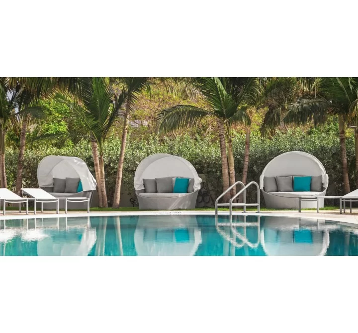 Source Outdoor Furniture Cosmo Aluminum Daybed