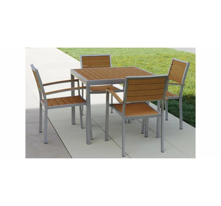 Source Furniture Napa Aluminum Stackable Dining ArmChair 