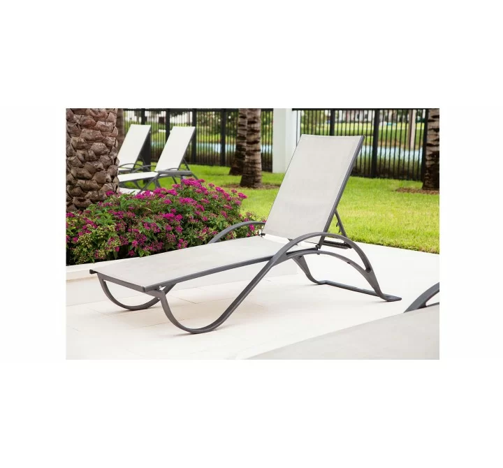 Source Furniture Atlantic Sled Chaise With Arms