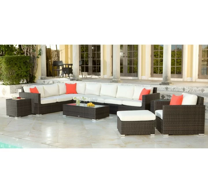 Source Furniture Lucaya Corner Square With Standard Cushion
