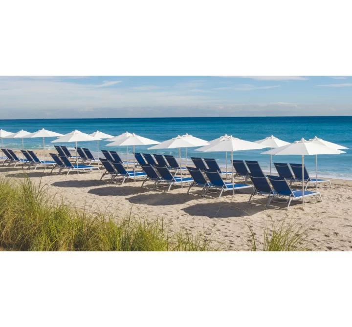 Sling Aluminum Stackable Armless Chaise Lounge