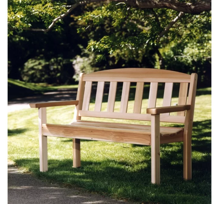 All Things Cedar Garden Bench - Lifestyle