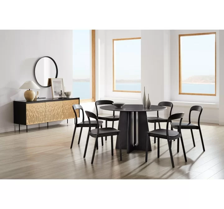 Greenington Hanna Chair Bamboo Seat In Caviar - Lifestyle 2