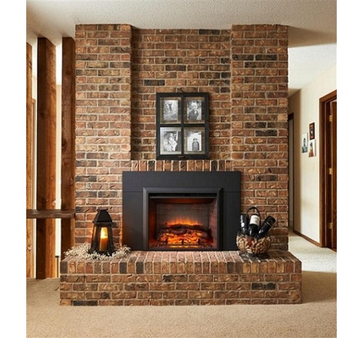 Outdoor Greatroom Company 29" Electric Fireplace Insert - Lifestyle