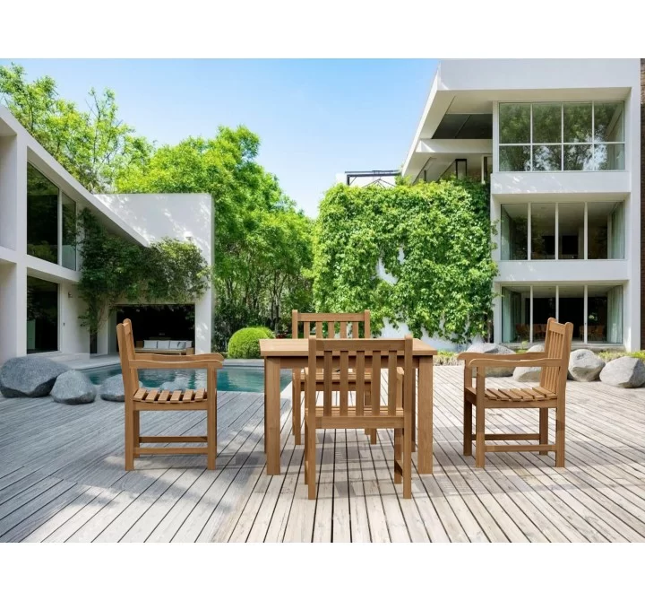Anderson Teak Montage Braxton 5- Pices Dining Set B 1