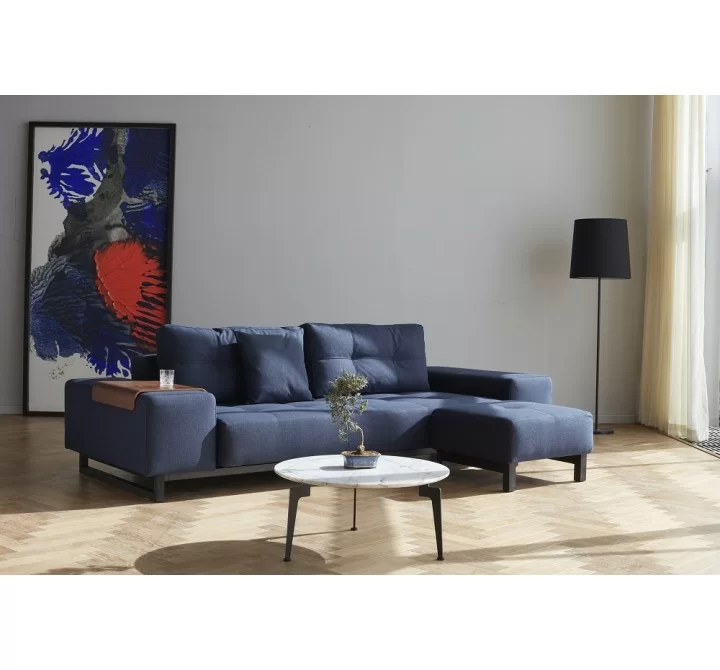 Innovation Living Grand D.E.L. Sofa With Black Wood Legs - Lifestyle