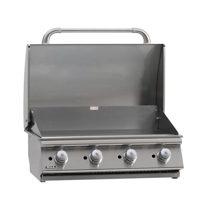 Bul BBQ 30" Commercial Griddle Drop In LP/NG - 4 Burner - Opened