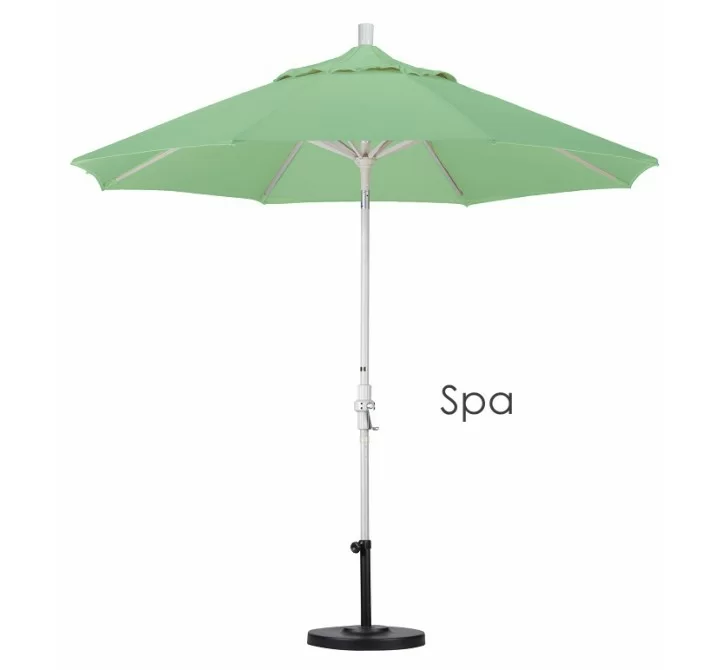 California Umbrella 11' Aluminum Market Umbrella Collar Tilt DV Bronze - Sunbrella