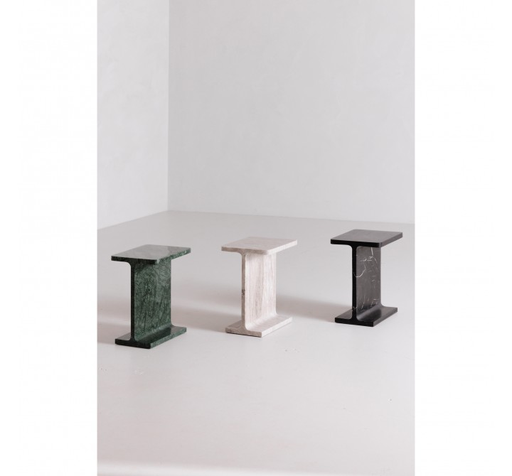 Moe's Home Collection Tullia Accent Table, Taupe - Lifestyle